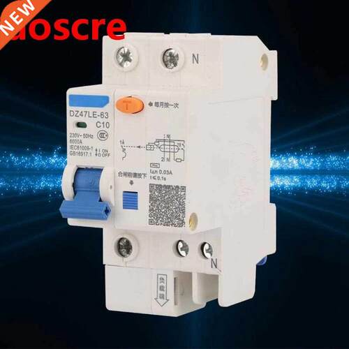 DZ47LE-63 1P+N RCBO Residual current Circuit Breaker with Ea