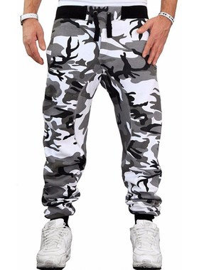 ZOGAA Hot Men Spring Autumn Camouflage Pants Sweatpants Trou