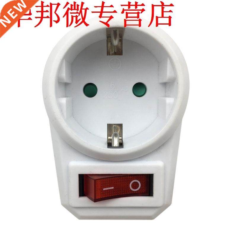European Conversion Plug 250V 16A 3680W 1 to 1 Way Socket Ge