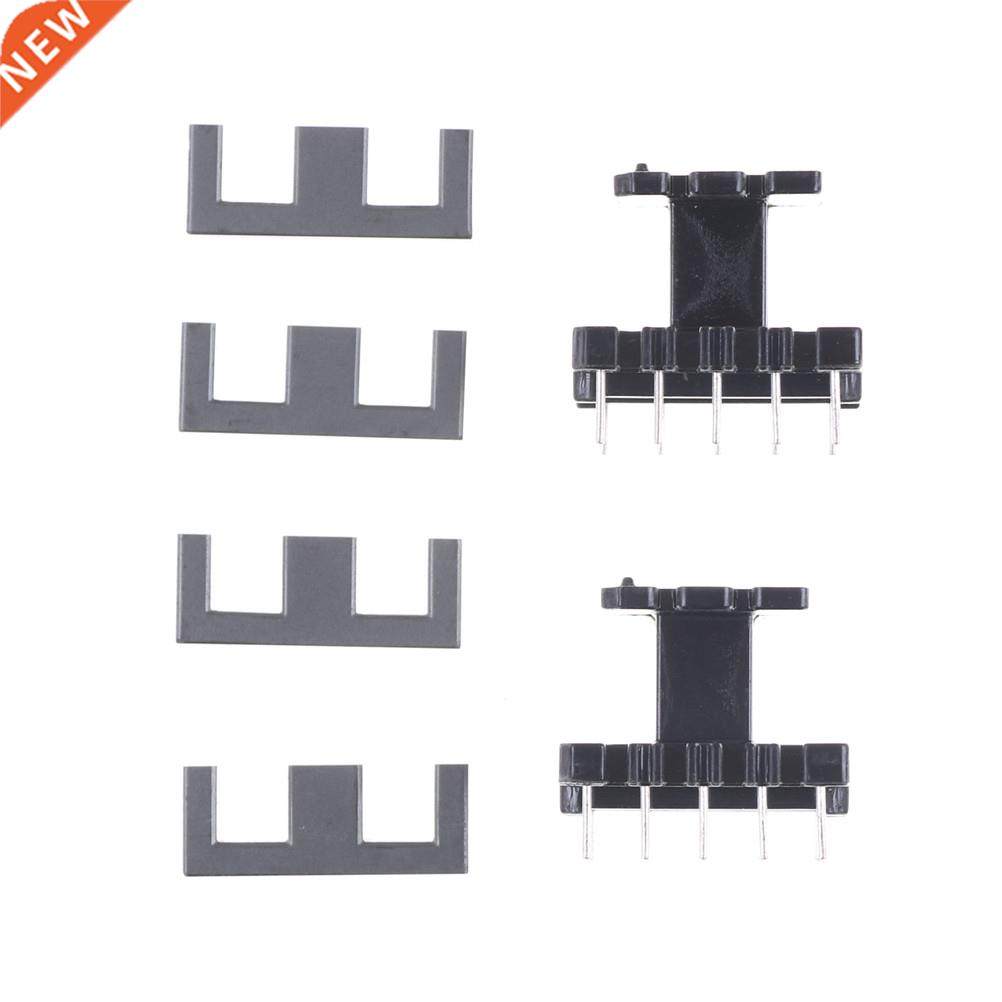 5 Sets EE25 5+5pin Transformer Bobbin PC40 Ferrite Core Vert