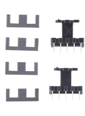 5 Sets EE25 5+5pin Transformer Bobbin PC40 Ferrite Core Vert
