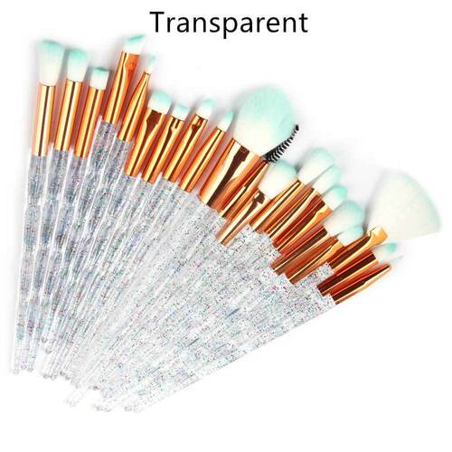 20PCS nicorn eauty Makeup rushes Tool Set lending Cosmeti