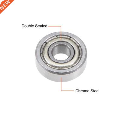 604ZZ Deep Groove Ball Bearing 4x12x4mm Double Shielded Chro