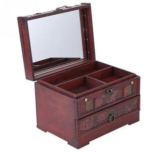 1pc Classical Wooden Jewelery Gift Storage Box Jewelry Stora