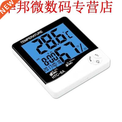 Indoor Temperatuur Meting Lcd Backlight Hygrometer Wekker