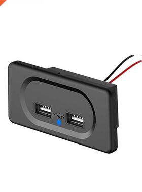 Dual USB Charger Socket 4.8A 3.1A 12V 24V for Motorcycle Aut