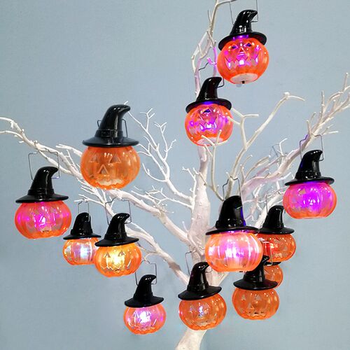 Halloween Pumpkin Lights Battery Power Pumpkin Portable Lant