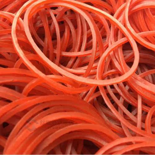New 500 Pieces Red Cor 40mm Rubber Bands Diameter 40mm Sch