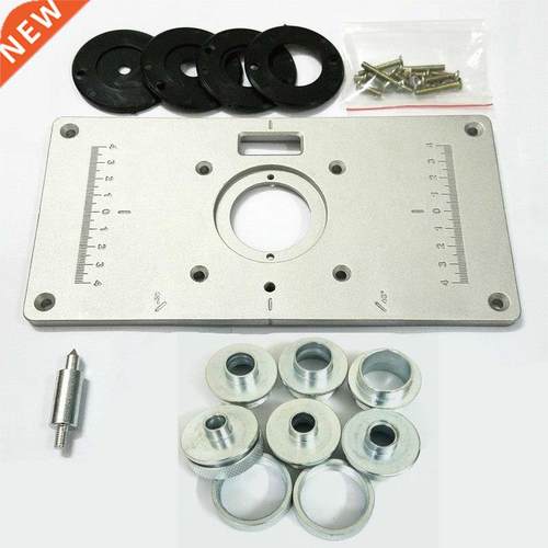 Aluminum Router Table Insert Plate Wood Router Table with 6