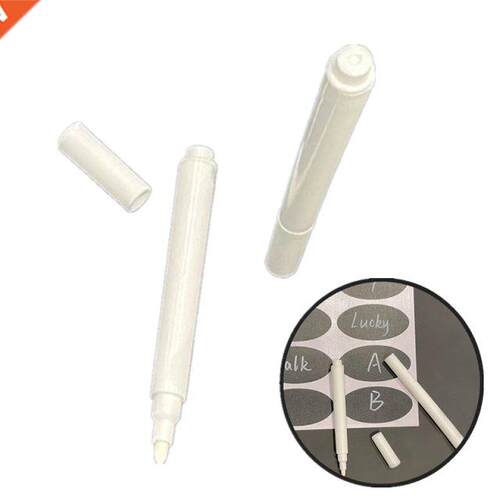 1/3Pcs Erasable Marker Pens for Kitchen Label Stickers White