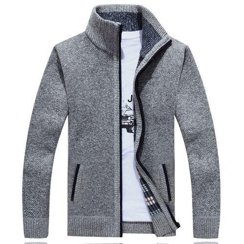 Sweater Men Autumn Winter Cardigan SweaterCoats Male Thick F