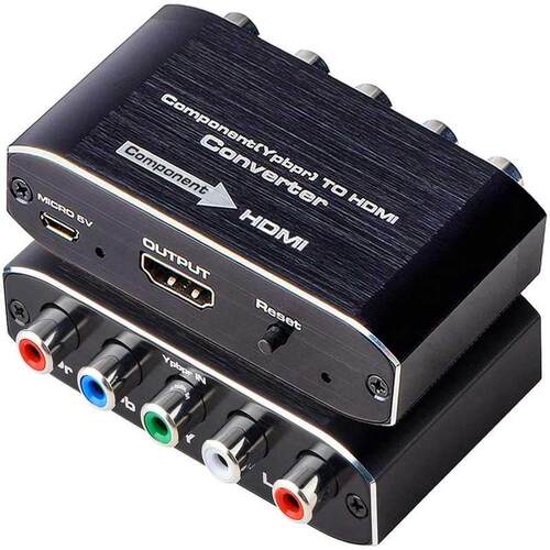 YPr To HDMI-compatile 4K 60Hz Video Audio Converter Adapt