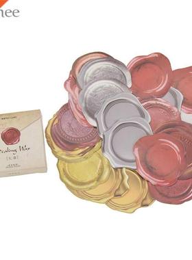 Lychee Lfe 45pcs Retro Wax Seal Desgn Stcker For Scrapbo