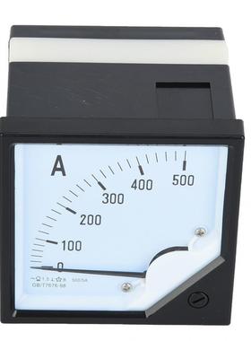 Square Panel Ammeter Gauge 500A Class 1.5 Accuracy Current T
