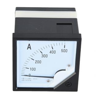 Square Panel Ammeter Gauge 500A Class 1.5 Accuracy Current T