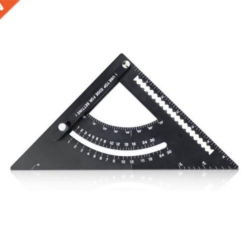 45+90 Degree WoodWorking Ruler Triangle Rule Thickening Angl
