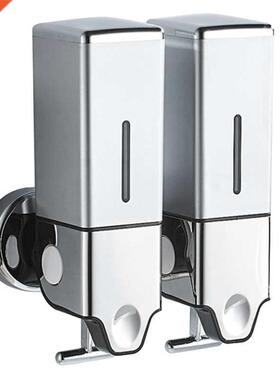 1000Ml Dual Bottle Hand Washing Liquid Soap Dispenser,Wall M