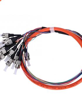 Fiber Pigtail Cable 12-Cores Multimode ST/UPC-MM-0.9 适用于