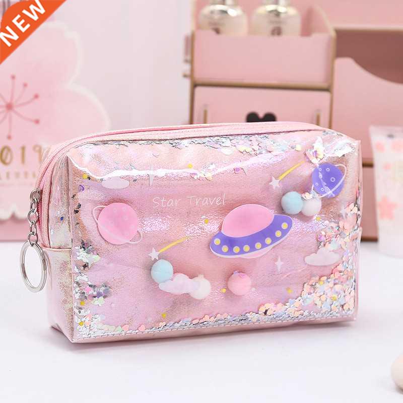 Large Capacity Pencilcase Star Pencil Case Glitter School P图片