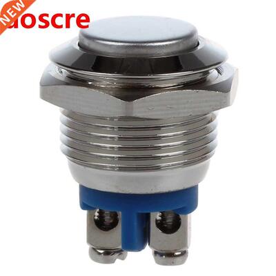 16mm High Round High Round Momentary Metal Push Button Switc