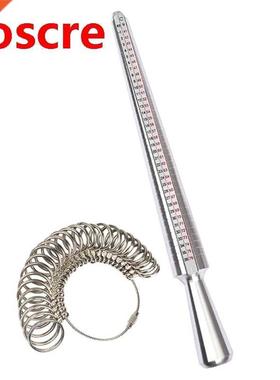 Ring Mandrel Sizer Ruler Multi-Specification Ring Size Measu