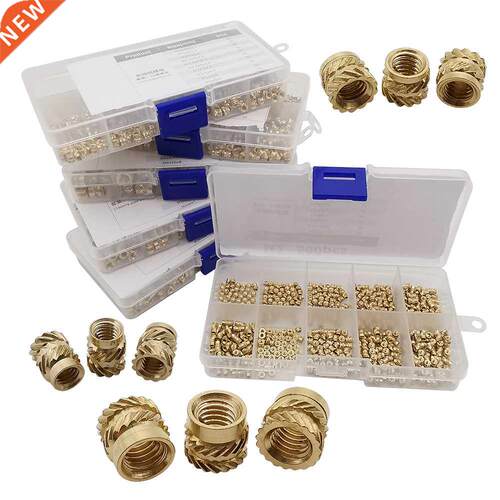 90-500Pcs M2 M2.5 M3 M4 M5 M6 Brass Hot Melt Inset Nuts Asso
