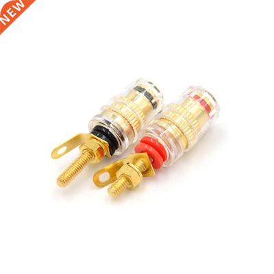 2Pcs m Plated Nakamch Speaker Banana Plug Termnal Bnd