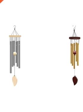 Wind Chimes Outdoor, Memorial Wind Chimes With Hook And 6 Tu