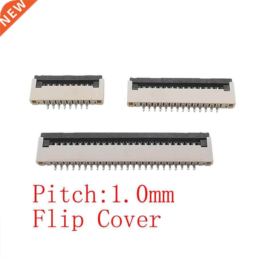 10Pcs/lot FPC FFC Flat Cable Socket 1mm Pitch Under Clamshel