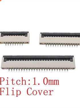 10Pcs/lot FPC FFC Flat Cable Socket 1mm Pitch Under Clamshel