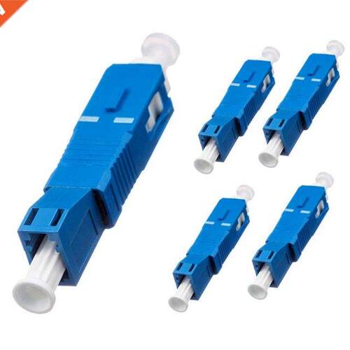 5 PCS Single Mode 9/125Um SC/UPC Male To LC/UPC Female Hybri