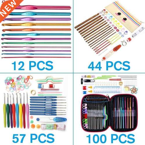 Premium Crochet Hooks Set With Case Knitting Needles Set DIY