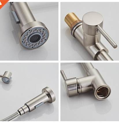 Pull Out Bathroom Vessel Sink Faucet Spring Style Mixer Basi