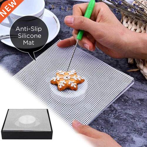 Pan Baking Tool Metal Cake Plate Turntable Rotating Anti