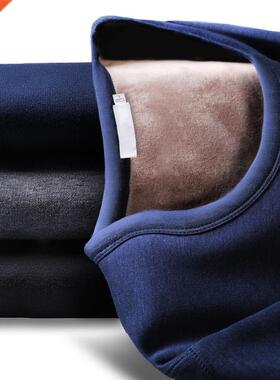 Winter Long Johns Sets Man Velvet ops +Pants Underwear Sets