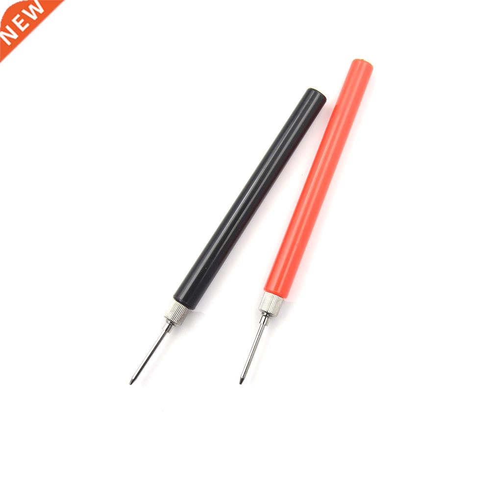 2PCS 120mm Spring Test Probe Tips Insulated Test Hook Wire C