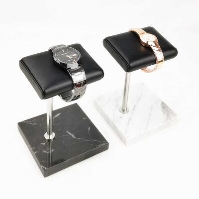 New Marble and PU Leather Watch Holder Stand Storage Boxes