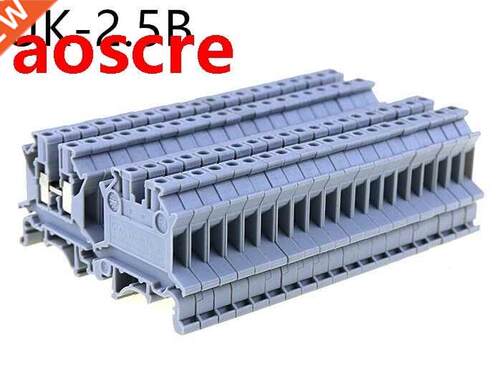 50Pcs UK2.5B CE approved UK-2.5B DIN rail Terminal blocks Ph