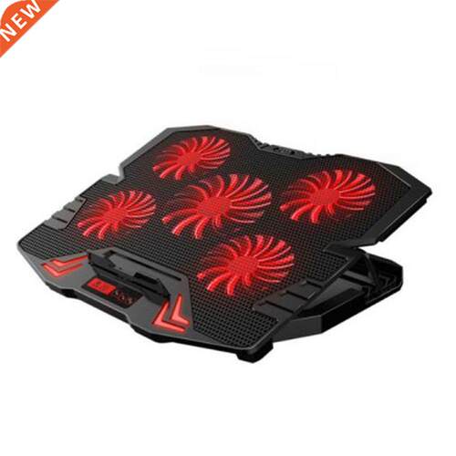12-17inch Gaming Lap Cooler five Fan Led Screen Two USB P