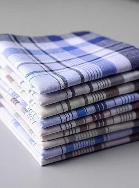5Pcs/lot Square Plad Strpe Handkerchefs Men Classc Vnta
