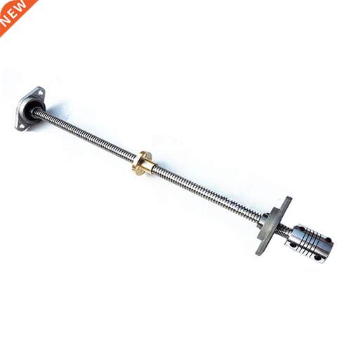 5Pc 30cm T8 Lead Screw Rod with Nut + Bearing Block + Couple
