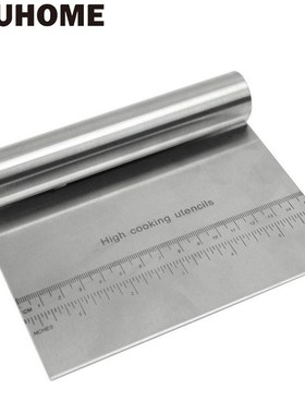 Stainless Steel Dough Cutter Pastry Spatulas Pizza Scraper F