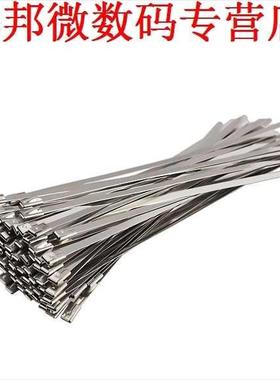 100pcs 4.6x200mm Vergrendeling Kabelbinders Uitlaat Wrap Coa