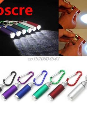 Mini Pocket LED Flashlights Portable Keychain Keyring Handy