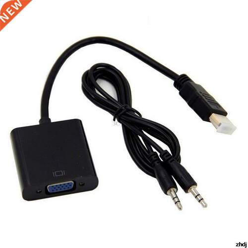 Adapter Cable HDMI-compatible To VGA Converter Cable With Au
