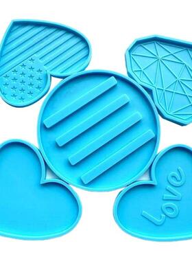 1 Set Coffee Tea Cup Stand Holder Epoxy Resin Mold Table Mug