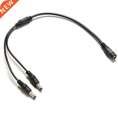 1 Female to 2 Male DC 12V Power Supply Plug Connector Cable