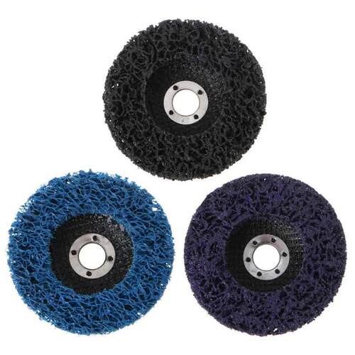 100mm Poly Strip Disc Abrasive Wheel Paint Rust Remover Clea