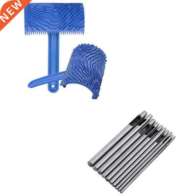 2Pcs Wood Pattern Graining Washable Empaistic Wood Texture T