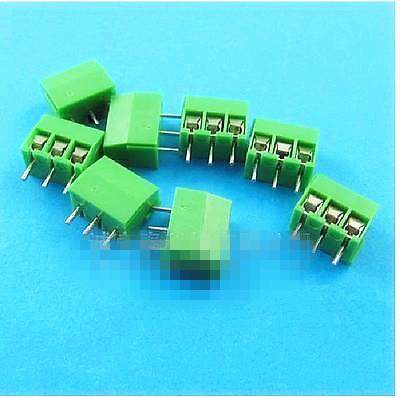 50pcs .5mm Pitch P Straight Pin PCB Screw Terminal Blocks